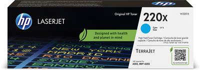 HP 220X Cyan Original LaserJet Toner Cartridge