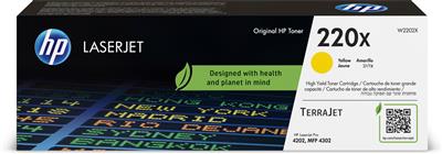 HP 220X Yellow Original LaserJet Toner Cartridge